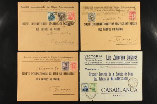 LOTES y COLECCIONES. ESPAÑA y MARRUECOS. Conjunto de 44 cart