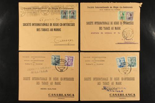 LOTES y COLECCIONES. ESPAÑA y MARRUECOS. Conjunto de 44 cart