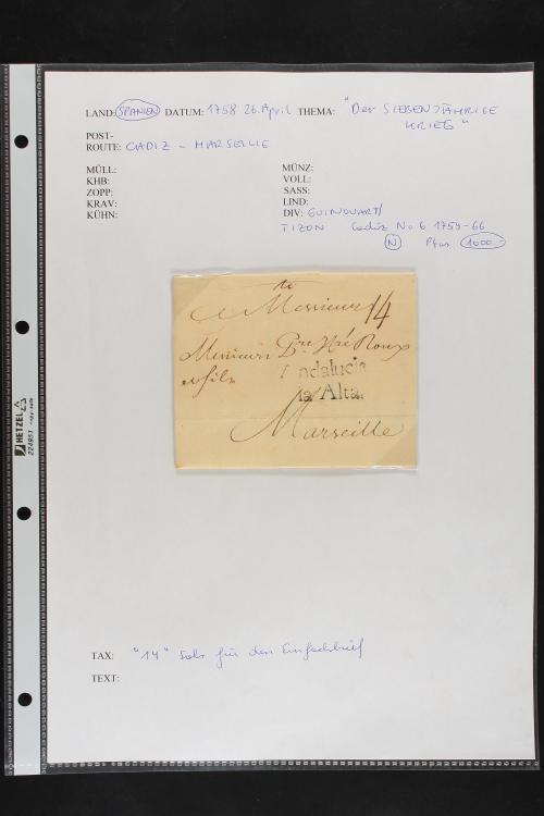 LOTES y COLECCIONES. PREFILATELIA. Conjunto de 16 cartas en 