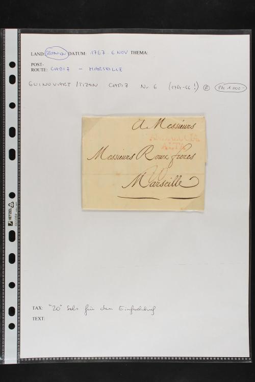 LOTES y COLECCIONES. PREFILATELIA. Conjunto de 16 cartas en 