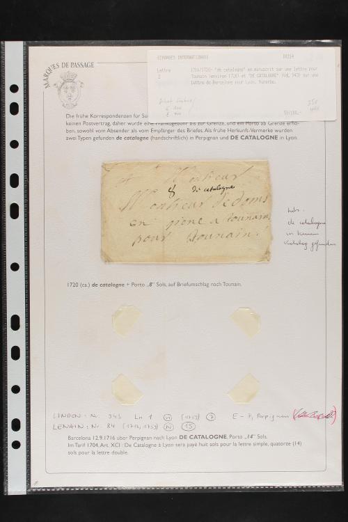 LOTES y COLECCIONES. PREFILATELIA. Conjunto de 16 cartas en 