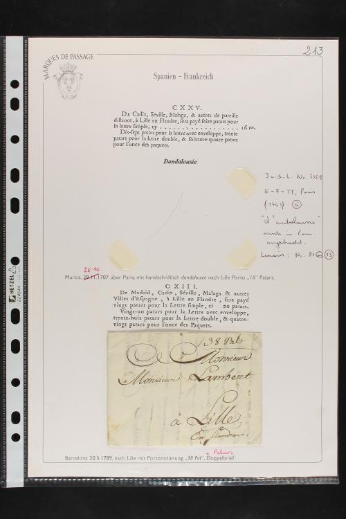 LOTES y COLECCIONES. PREFILATELIA. Conjunto de 16 cartas en 