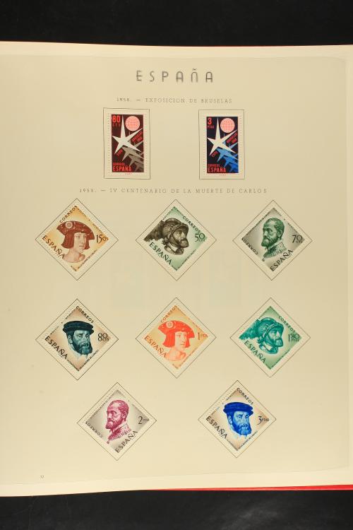 LOTES y COLECCIONES. ESPAÑA. Colección de 1950-2015 en quinc