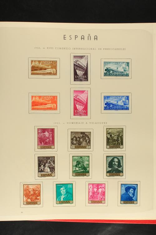 LOTES y COLECCIONES. ESPAÑA. Colección de 1950-2015 en quinc
