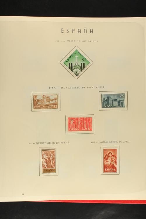 LOTES y COLECCIONES. ESPAÑA. Colección de 1950-2015 en quinc