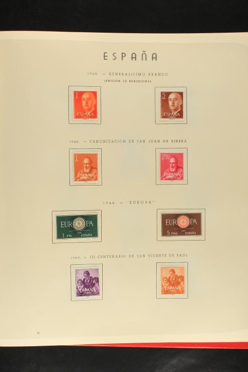 LOTES y COLECCIONES. ESPAÑA. Colección de 1950-2015 en quinc