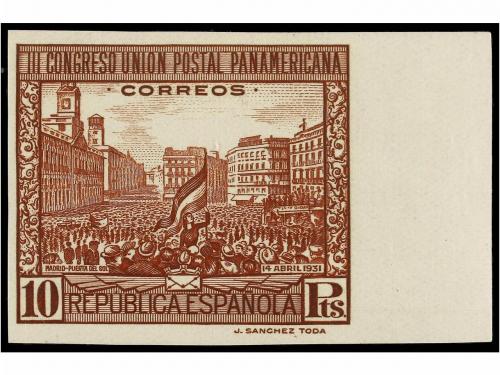 ** ESPAÑA. Ed. 604/13s. SERIE COMPLETA SIN DENTAR. LUJO. Cat