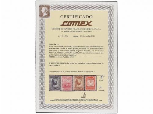 ** ESPAÑA. Ed. 636/49. SERIE COMPLETA, excelentes centrajes.