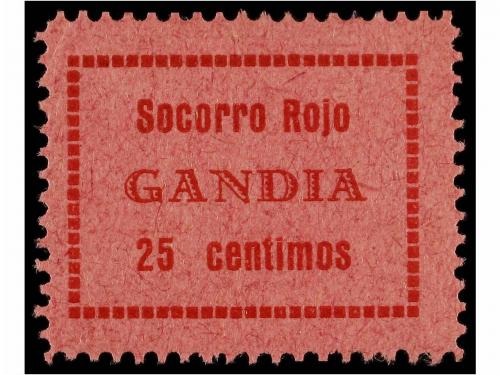 ESPAÑA GUERRA CIVIL. GANDIA. SOCORRO ROJO. Serie completa. (