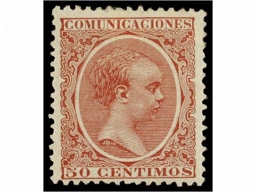 * ESPAÑA. Ed. 213/15, 219, 222/24. CONJUNTO de sellos en nue