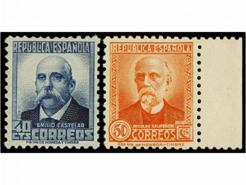 ** ESPAÑA. Ed. 655/61. SERIE completa. LUJO. Cert. COMEX. Ca