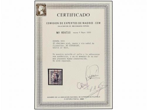 * ESPAÑA. Ed. NE 25/27. NO EMITIDOS. Serie completa. Cert. C