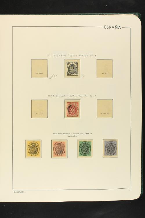 LOTES y COLECCIONES. ESPAÑA. Colección de 1900 a 1949 en dos