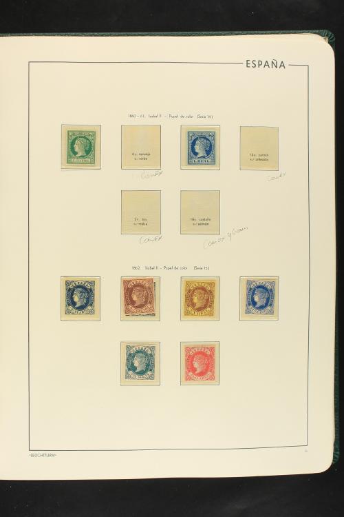 LOTES y COLECCIONES. ESPAÑA. Colección de 1900 a 1949 en dos