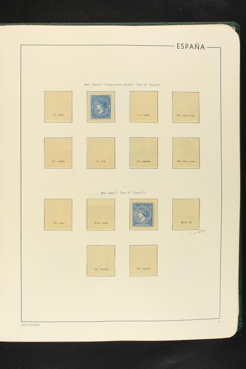 LOTES y COLECCIONES. ESPAÑA. Colección de 1900 a 1949 en dos