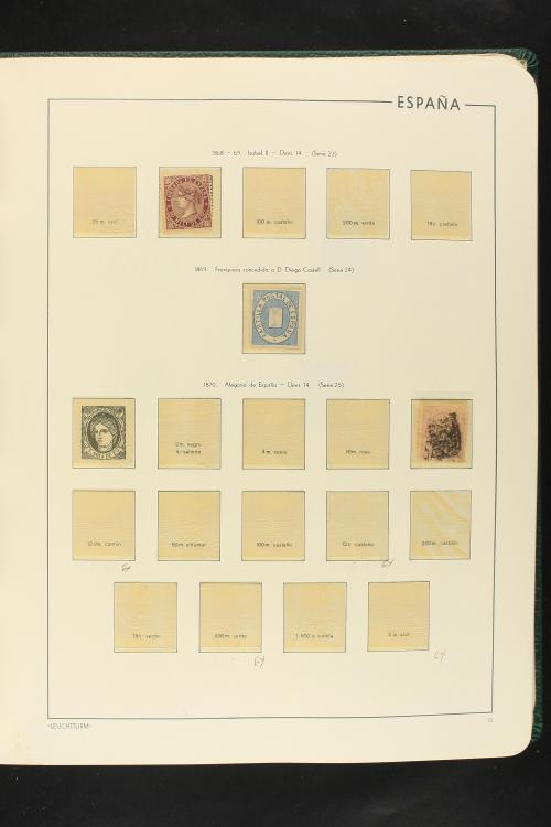 LOTES y COLECCIONES. ESPAÑA. Colección de 1900 a 1949 en dos