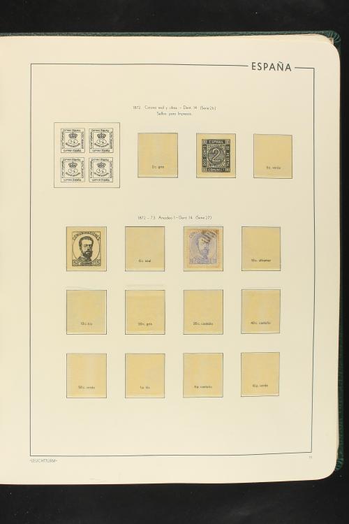 LOTES y COLECCIONES. ESPAÑA. Colección de 1900 a 1949 en dos