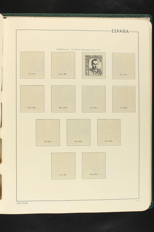 LOTES y COLECCIONES. ESPAÑA. Colección de 1900 a 1949 en dos