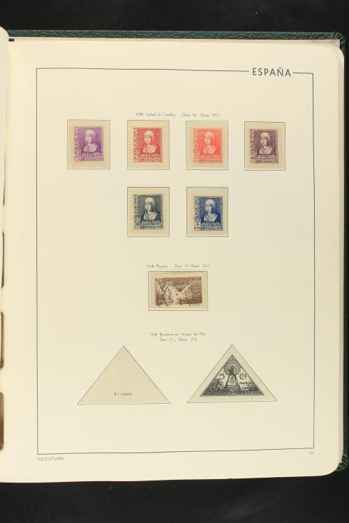 LOTES y COLECCIONES. ESPAÑA. Colección de 1900 a 1949 en dos