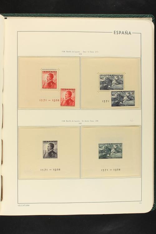 LOTES y COLECCIONES. ESPAÑA. Colección de 1900 a 1949 en dos