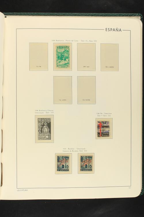 LOTES y COLECCIONES. ESPAÑA. Colección de 1900 a 1949 en dos