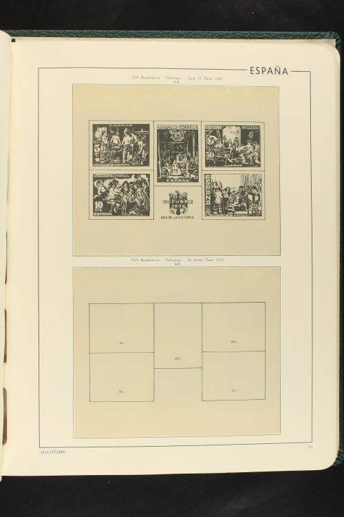 LOTES y COLECCIONES. ESPAÑA. Colección de 1900 a 1949 en dos