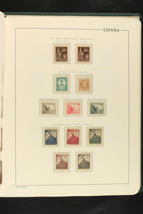 LOTES y COLECCIONES. ESPAÑA. Colección de 1900 a 1949 en dos