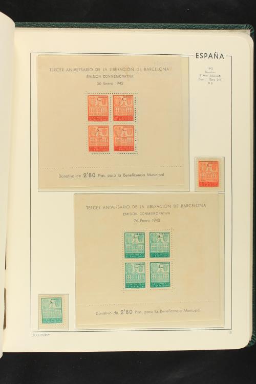 LOTES y COLECCIONES. ESPAÑA. Colección de 1900 a 1949 en dos