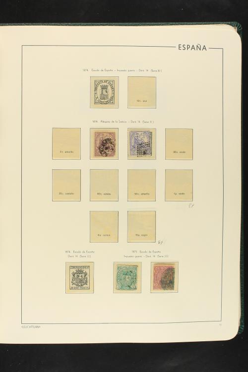 LOTES y COLECCIONES. ESPAÑA. Colección de 1900 a 1949 en dos