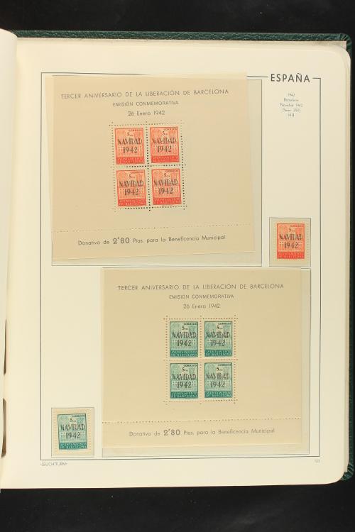 LOTES y COLECCIONES. ESPAÑA. Colección de 1900 a 1949 en dos
