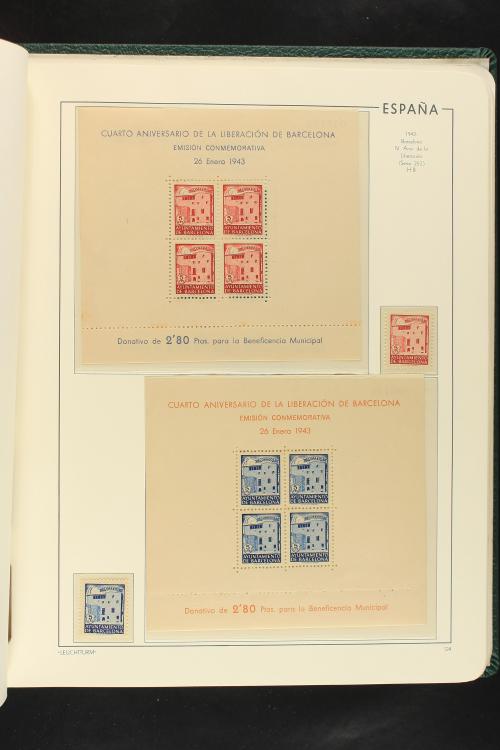 LOTES y COLECCIONES. ESPAÑA. Colección de 1900 a 1949 en dos