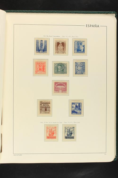 LOTES y COLECCIONES. ESPAÑA. Colección de 1900 a 1949 en dos