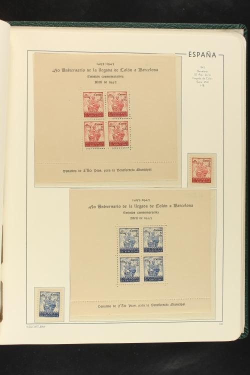 LOTES y COLECCIONES. ESPAÑA. Colección de 1900 a 1949 en dos