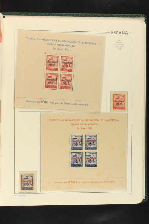 LOTES y COLECCIONES. ESPAÑA. Colección de 1900 a 1949 en dos