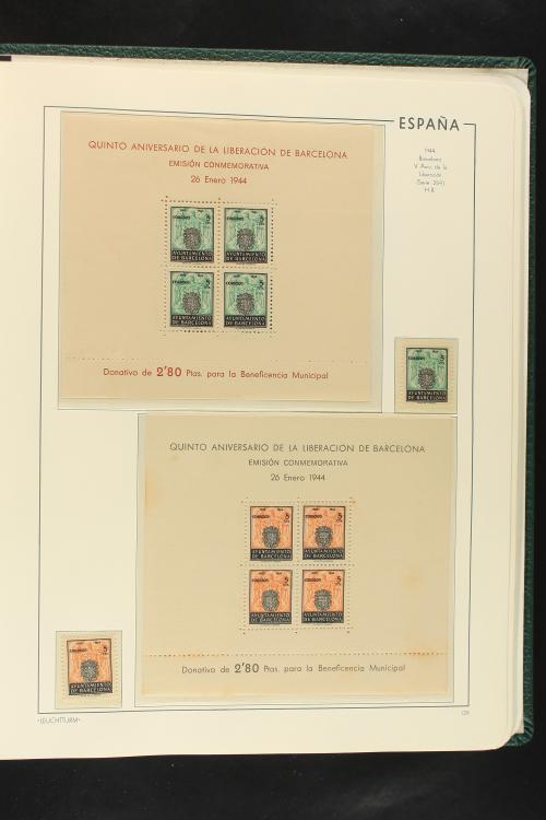 LOTES y COLECCIONES. ESPAÑA. Colección de 1900 a 1949 en dos