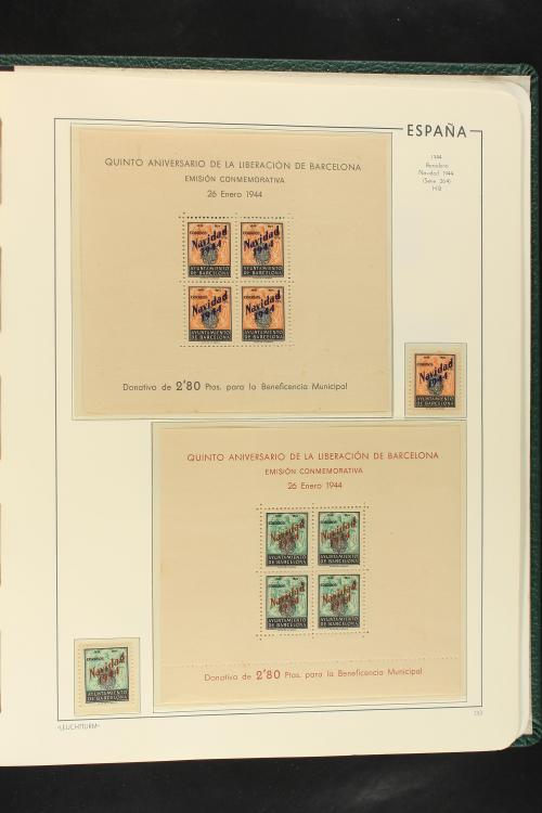 LOTES y COLECCIONES. ESPAÑA. Colección de 1900 a 1949 en dos