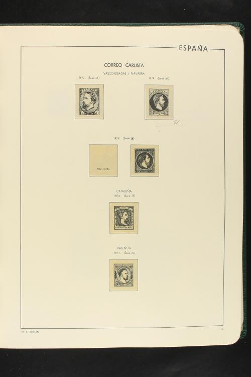 LOTES y COLECCIONES. ESPAÑA. Colección de 1900 a 1949 en dos