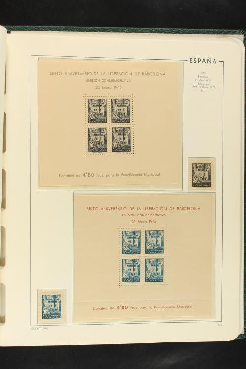 LOTES y COLECCIONES. ESPAÑA. Colección de 1900 a 1949 en dos
