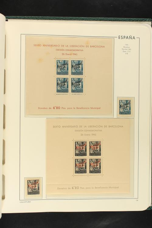 LOTES y COLECCIONES. ESPAÑA. Colección de 1900 a 1949 en dos