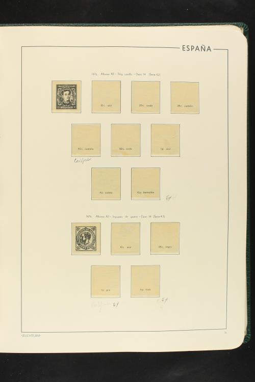 LOTES y COLECCIONES. ESPAÑA. Colección de 1900 a 1949 en dos