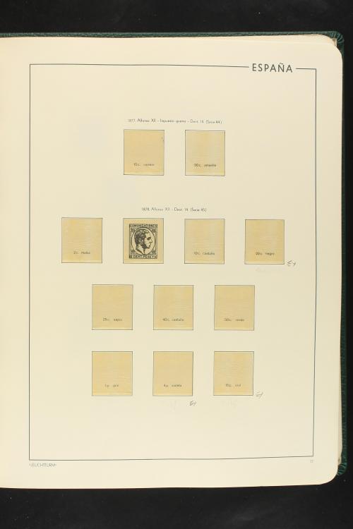 LOTES y COLECCIONES. ESPAÑA. Colección de 1900 a 1949 en dos