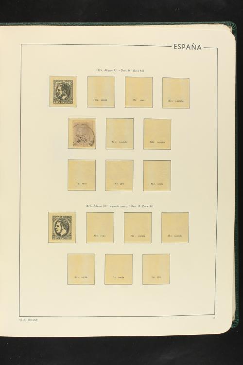 LOTES y COLECCIONES. ESPAÑA. Colección de 1900 a 1949 en dos