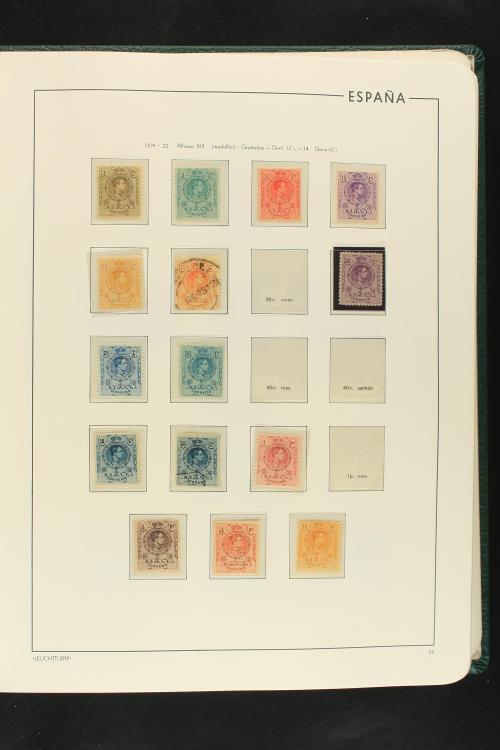 LOTES y COLECCIONES. ESPAÑA. Colección de 1900 a 1949 en dos