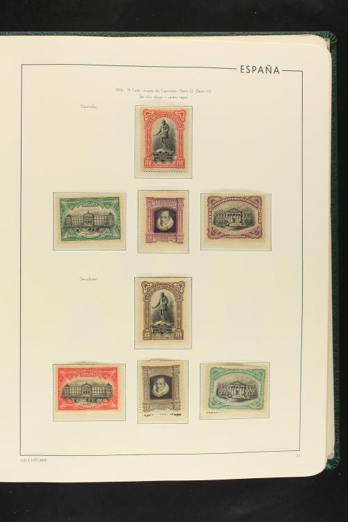 LOTES y COLECCIONES. ESPAÑA. Colección de 1900 a 1949 en dos