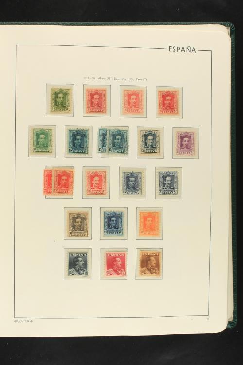 LOTES y COLECCIONES. ESPAÑA. Colección de 1900 a 1949 en dos