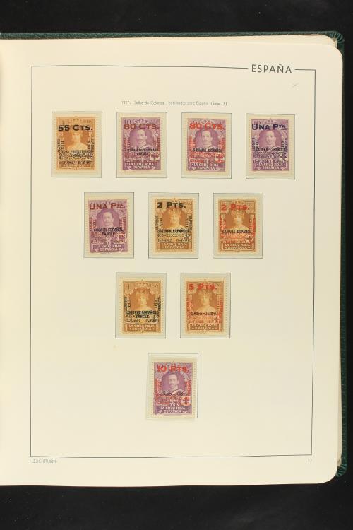 LOTES y COLECCIONES. ESPAÑA. Colección de 1900 a 1949 en dos