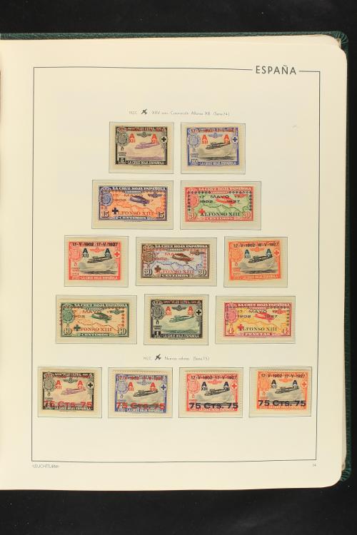 LOTES y COLECCIONES. ESPAÑA. Colección de 1900 a 1949 en dos