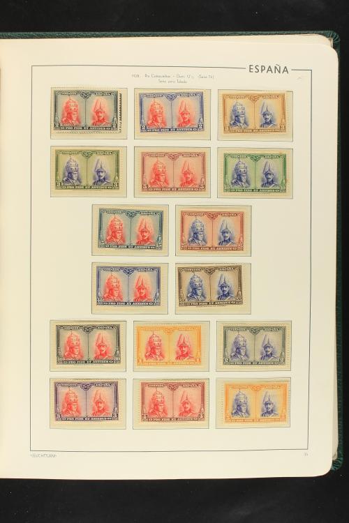 LOTES y COLECCIONES. ESPAÑA. Colección de 1900 a 1949 en dos