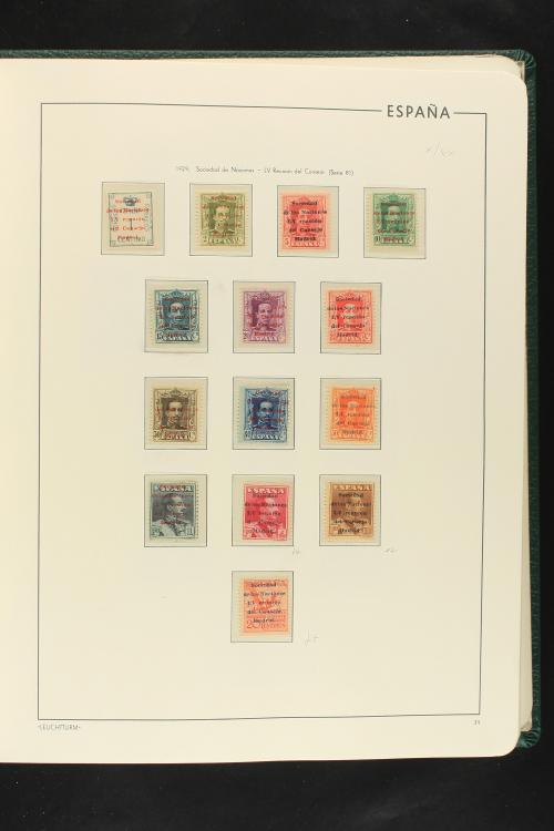 LOTES y COLECCIONES. ESPAÑA. Colección de 1900 a 1949 en dos