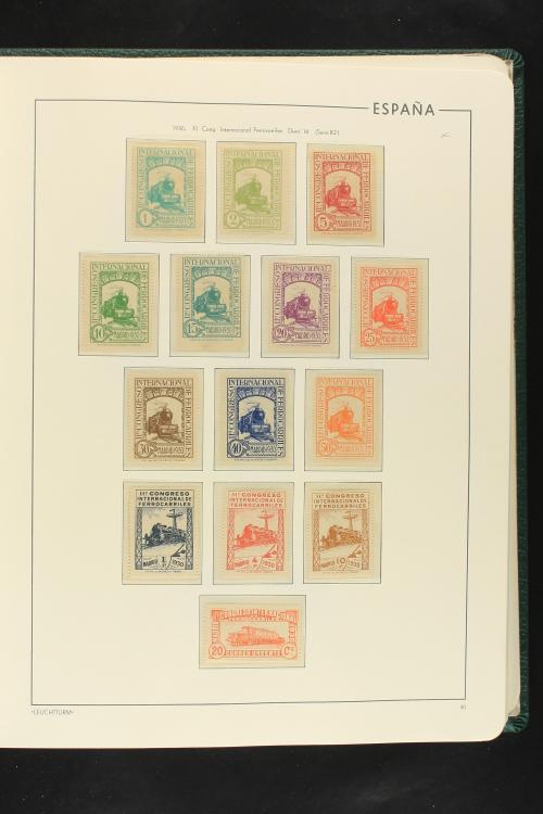 LOTES y COLECCIONES. ESPAÑA. Colección de 1900 a 1949 en dos